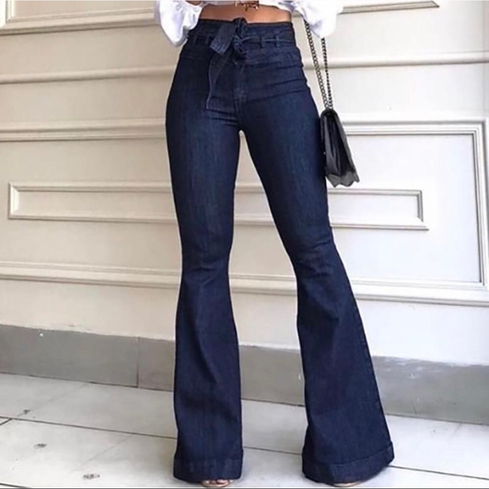 Women’s Wide Leg High Waist Jeans